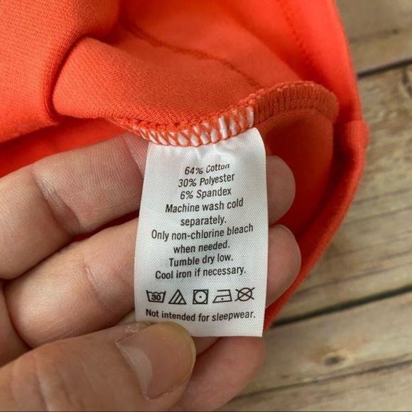 Janie & Jack Girls Persimmon Ruffle Ponte Dress 4 - Picture 10 of 11